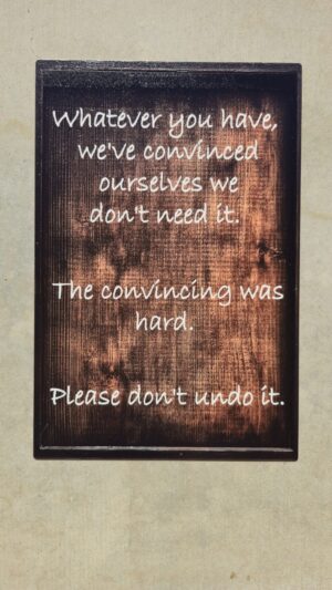 Custom No Solicitor Sign — UV Textured Aluminum Print 8x12